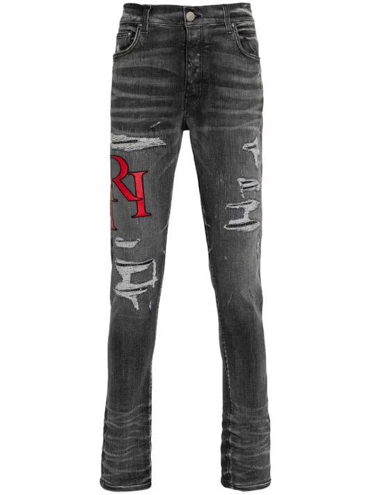 AMI Jeans Röd Text